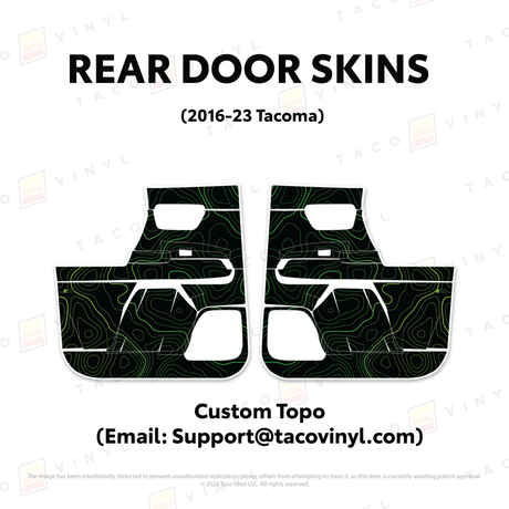 2016-23 Tacoma Door Skins - Xtrusion Overland