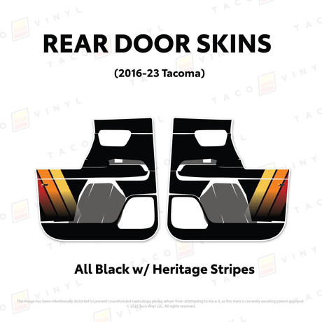 2016-23 Tacoma Door Skins - Xtrusion Overland