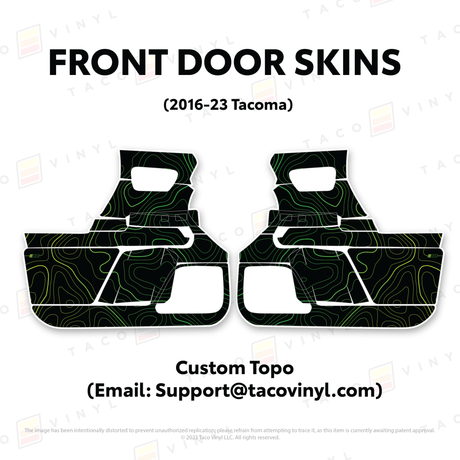 2016-23 Tacoma Door Skins - Xtrusion Overland