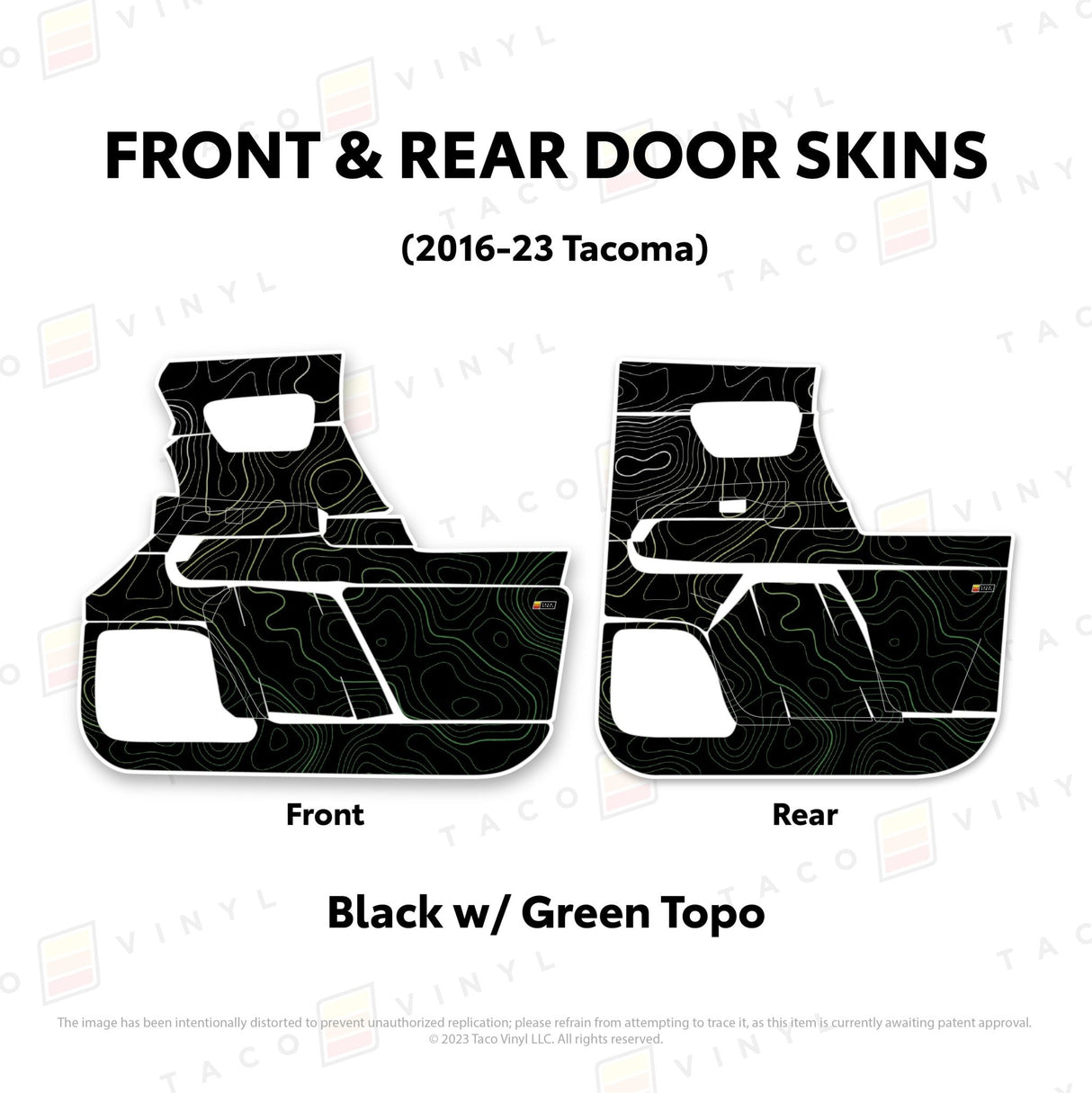 2016-23 Tacoma Door Skins - Xtrusion Overland