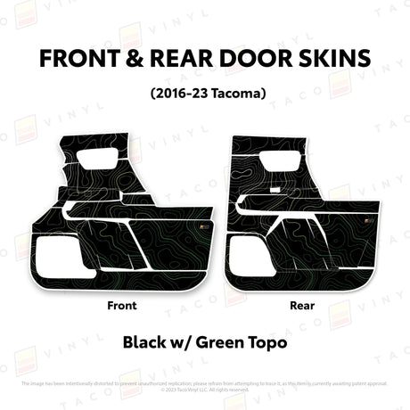 2016-23 Tacoma Door Skins - Xtrusion Overland