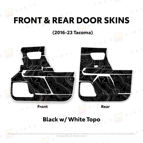 2016-23 Tacoma Door Skins - Xtrusion Overland