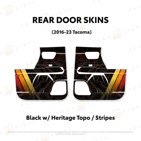 2016-23 Tacoma Door Skins - Xtrusion Overland