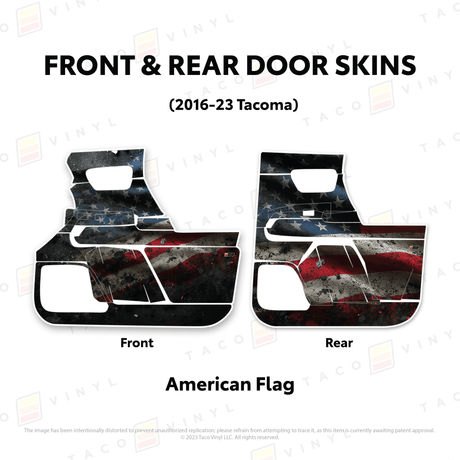 2016-23 Tacoma Door Skins - Xtrusion Overland