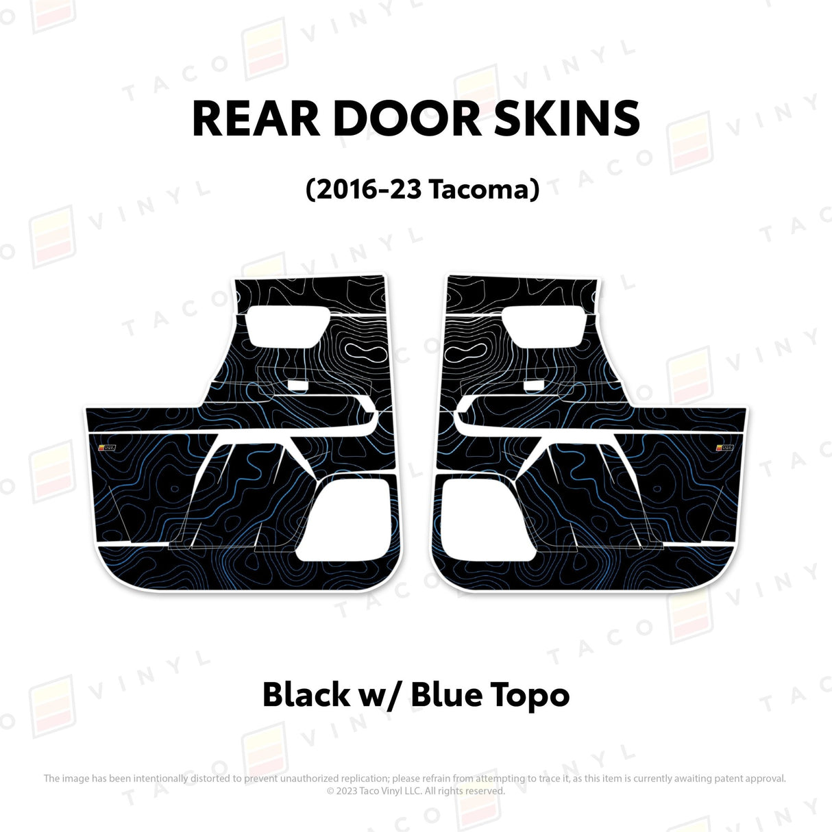 2016-23 Tacoma Door Skins - Xtrusion Overland