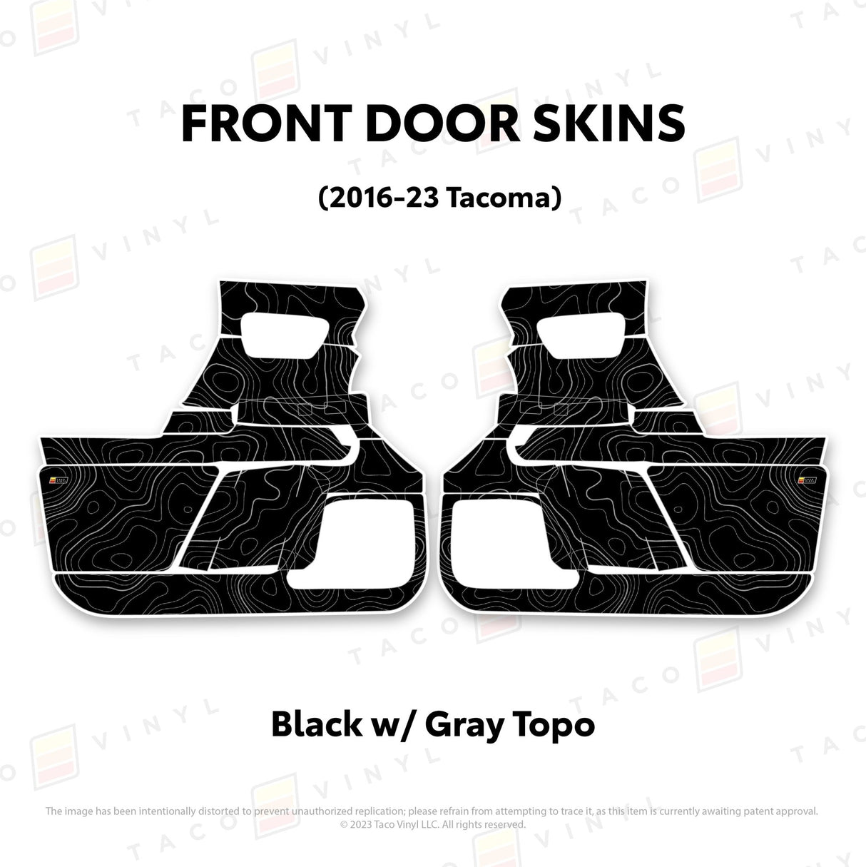2016-23 Tacoma Door Skins - Xtrusion Overland