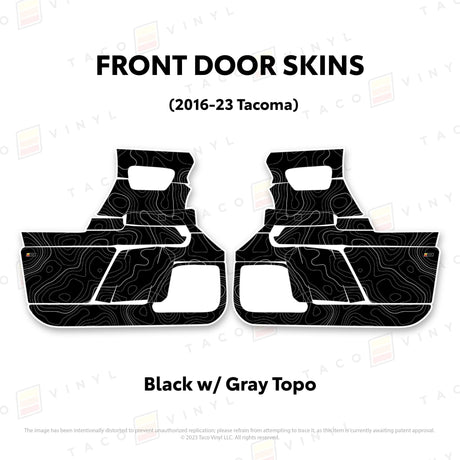2016-23 Tacoma Door Skins - Xtrusion Overland