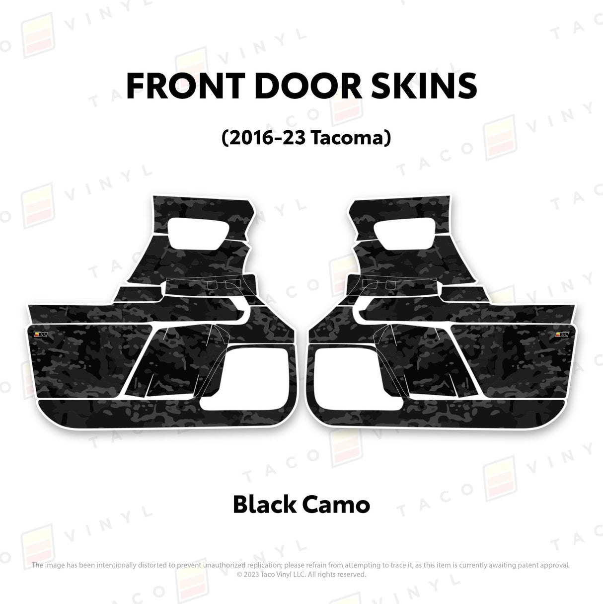 2016-23 Tacoma Door Skins - Xtrusion Overland