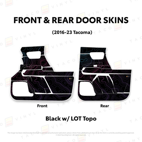 2016-23 Tacoma Door Skins - Xtrusion Overland
