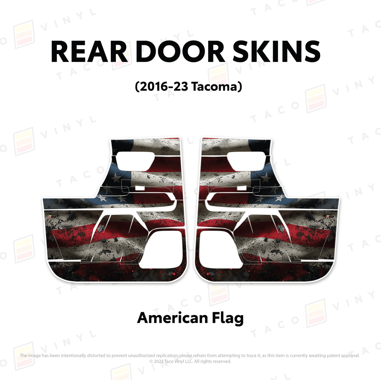 2016-23 Tacoma Door Skins - Xtrusion Overland