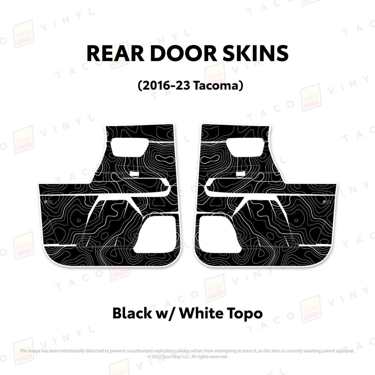 2016-23 Tacoma Door Skins - Xtrusion Overland