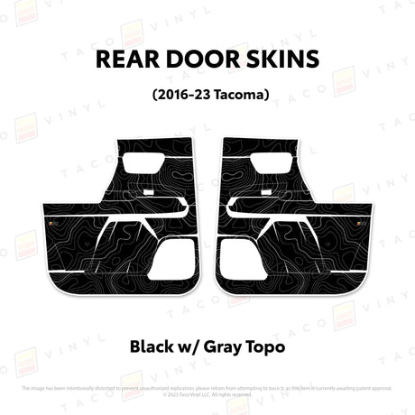 2016-23 Tacoma Door Skins - Xtrusion Overland