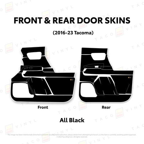 2016-23 Tacoma Door Skins - Xtrusion Overland
