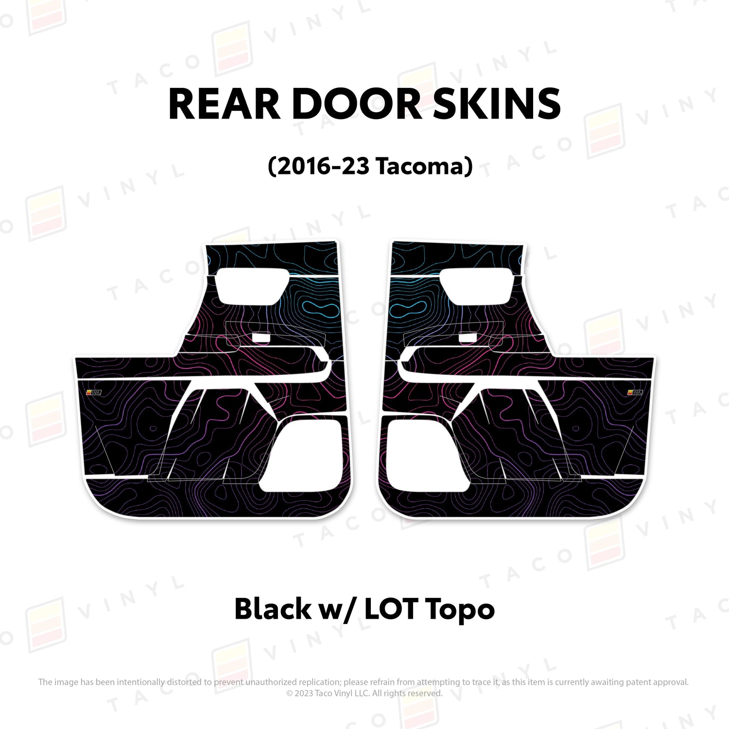 2016-23 Tacoma Door Skins