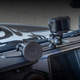 2018-2023 Jeep Wrangler JL/4xe & Gladiator Tackform Slim Track Dash Bracket With MagSafe & GoPro Mounts - Xtrusion Overland