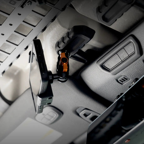 2018+ Jeep Wrangler JL, 2020+ Gladiator, and 2021+ Wrangler 4xe LINK™ Freedom Panel Mount With Qi2.2/MagSafe Charging & Cooling Phone Holder | 2" Arm - Xtrusion Overland