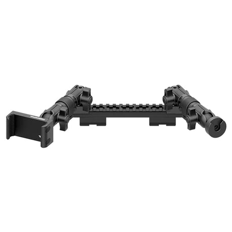 2019-2023 Ford Ranger (WITHOUT Switch Panel) Tackform Assault Track Picatinny Dash Bracket With 20LITE Phone Holder & CB Microphone Holder - Xtrusion Overland
