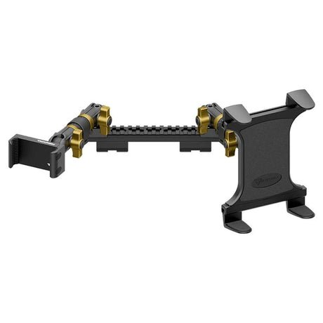2019-2023 Ford Ranger (WITHOUT Switch Panel) Tackform Assault Track Picatinny Dash Bracket With 20LITE Phone Holder & Tablet Holder - Xtrusion Overland