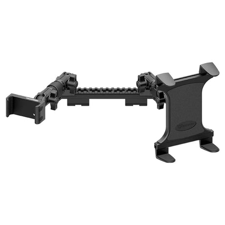 2019-2023 Ford Ranger (WITHOUT Switch Panel) Tackform Assault Track Picatinny Dash Bracket With 20LITE Phone Holder & Tablet Holder - Xtrusion Overland