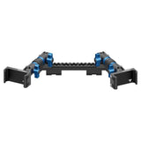 2019-2023 Ford Ranger (WITHOUT Switch Panel) Tackform Assault Track Picatinny Dash Bracket With Dual 20LITE Phone Holders - Xtrusion Overland