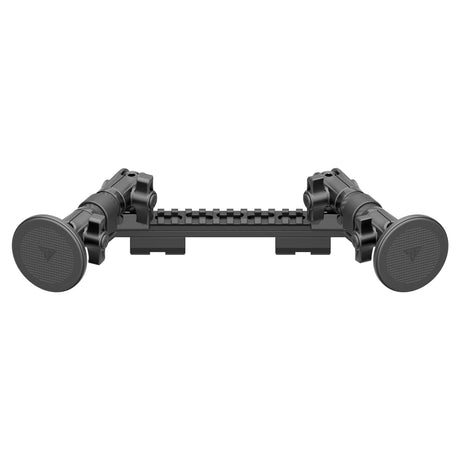 2019-2023 Ford Ranger (WITHOUT Switch Panel) Tackform Assault Track Picatinny Dash Bracket With Dual MagSafe Phone Holders - Xtrusion Overland