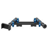 2019-2023 Ford Ranger (WITHOUT Switch Panel) Tackform Slim Track Dash Bracket With 20LITE Phone Holder & CB Microphone Holder - Xtrusion Overland