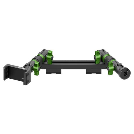 2019-2023 Ford Ranger (WITHOUT Switch Panel) Tackform Slim Track Dash Bracket With 20LITE Phone Holder & CB Microphone Holder - Xtrusion Overland