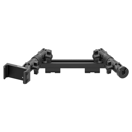 2019-2023 Ford Ranger (WITHOUT Switch Panel) Tackform Slim Track Dash Bracket With 20LITE Phone Holder & CB Microphone Holder - Xtrusion Overland