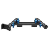 2019-2023 Ford Ranger (WITHOUT Switch Panel) Tackform Slim Track Dash Bracket With 20LITE Phone Holder & CB Microphone Holder - Xtrusion Overland
