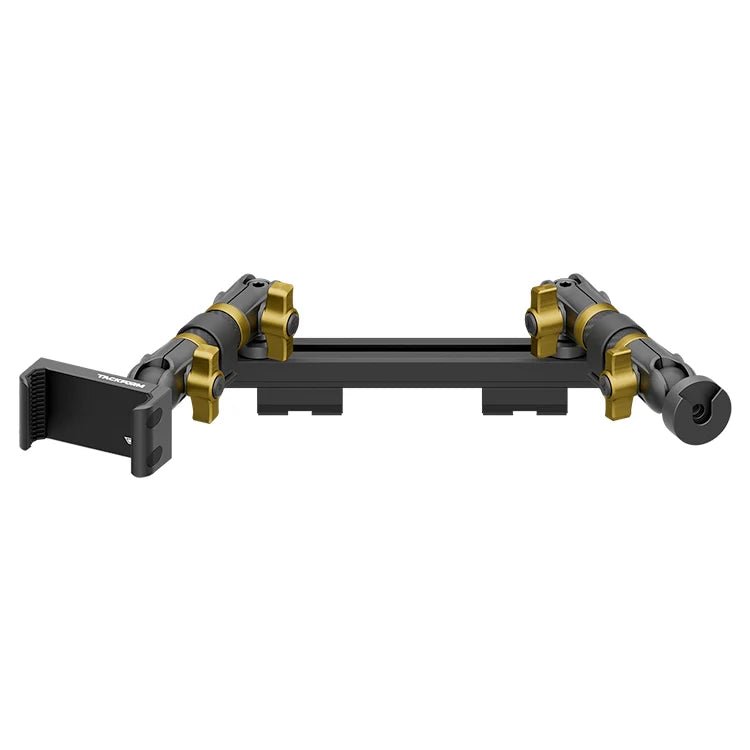 2019-2023 Ford Ranger (WITHOUT Switch Panel) Tackform Slim Track Dash Bracket With 20LITE Phone Holder & CB Microphone Holder - Xtrusion Overland