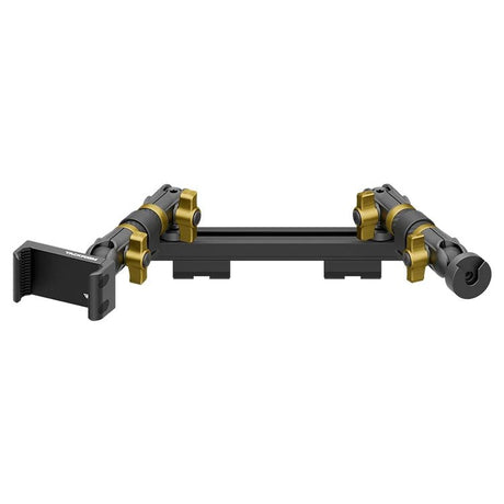 2019-2023 Ford Ranger (WITHOUT Switch Panel) Tackform Slim Track Dash Bracket With 20LITE Phone Holder & CB Microphone Holder - Xtrusion Overland