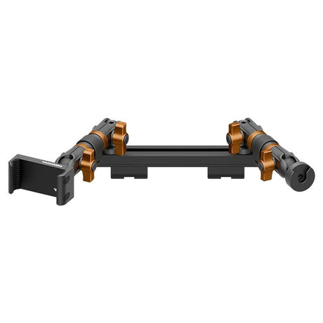 2019-2023 Ford Ranger (WITHOUT Switch Panel) Tackform Slim Track Dash Bracket With 20LITE Phone Holder & CB Microphone Holder - Xtrusion Overland
