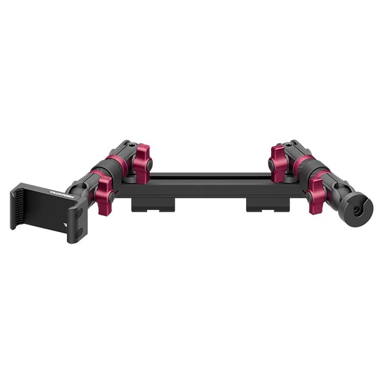 2019-2023 Ford Ranger (WITHOUT Switch Panel) Tackform Slim Track Dash Bracket With 20LITE Phone Holder & CB Microphone Holder - Xtrusion Overland