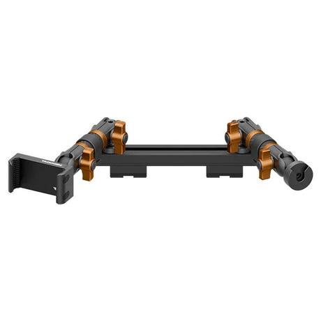 2019-2023 Ford Ranger (WITHOUT Switch Panel) Tackform Slim Track Dash Bracket With 20LITE Phone Holder & CB Microphone Holder - Xtrusion Overland