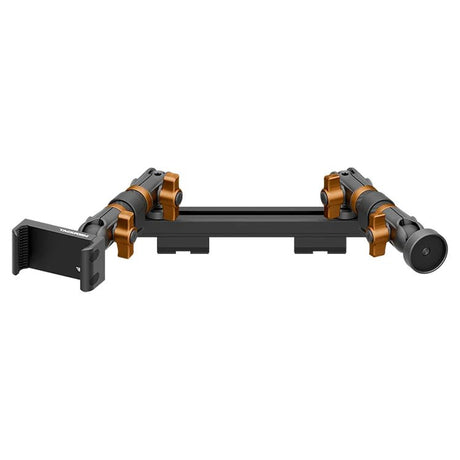 2019-2023 Ford Ranger (WITHOUT Switch Panel) Tackform Slim Track Dash Bracket With 20LITE Phone Holder & Midland MXT Magnetic CB Radio Holder - Xtrusion Overland