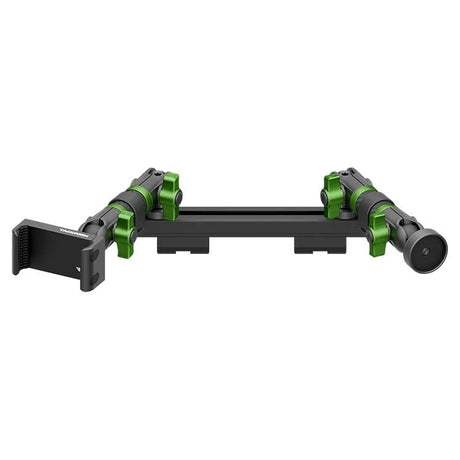 2019-2023 Ford Ranger (WITHOUT Switch Panel) Tackform Slim Track Dash Bracket With 20LITE Phone Holder & Midland MXT Magnetic CB Radio Holder - Xtrusion Overland
