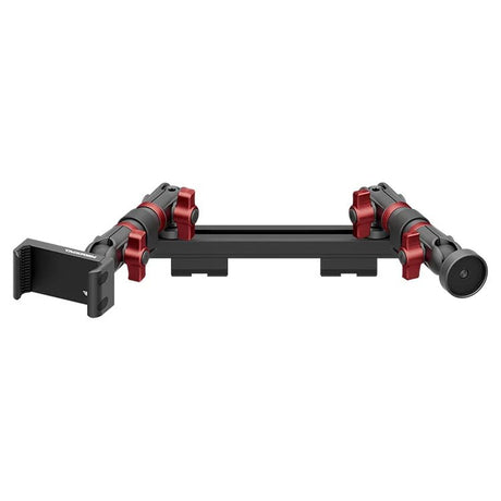 2019-2023 Ford Ranger (WITHOUT Switch Panel) Tackform Slim Track Dash Bracket With 20LITE Phone Holder & Midland MXT Magnetic CB Radio Holder - Xtrusion Overland