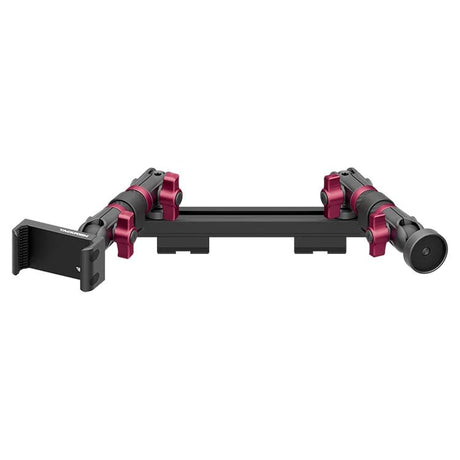 2019-2023 Ford Ranger (WITHOUT Switch Panel) Tackform Slim Track Dash Bracket With 20LITE Phone Holder & Midland MXT Magnetic CB Radio Holder - Xtrusion Overland