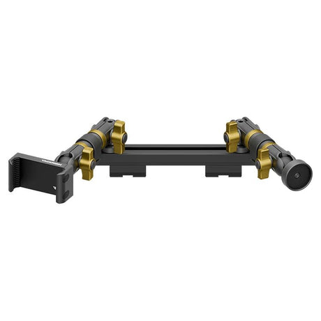 2019-2023 Ford Ranger (WITHOUT Switch Panel) Tackform Slim Track Dash Bracket With 20LITE Phone Holder & Midland MXT Magnetic CB Radio Holder - Xtrusion Overland