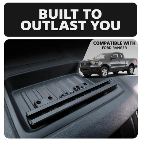 2019-2023 Ford Ranger (WITHOUT Switch Panel) Tackform Slim Track Dash Bracket With MagSafe Phone Holder - Xtrusion Overland