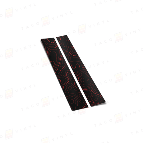 2019-2025 Rav4 Door Pillar Decals - Xtrusion Overland