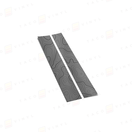 2019-2025 Rav4 Door Pillar Decals - Xtrusion Overland