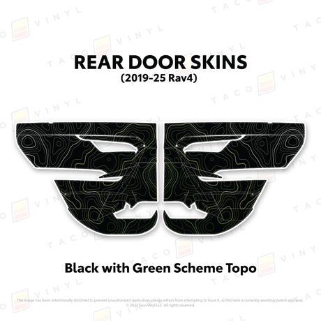 2019-25 Rav4 Door Skins - Xtrusion Overland