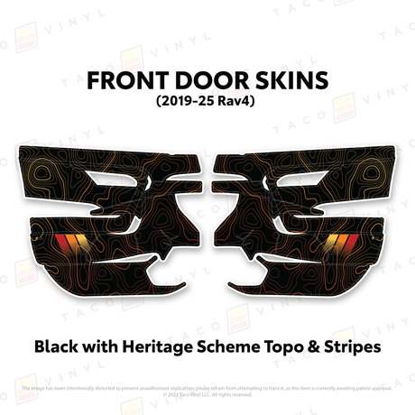 2019-25 Rav4 Door Skins - Xtrusion Overland