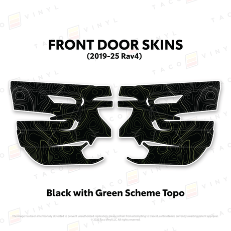 2019-25 Rav4 Door Skins - Xtrusion Overland
