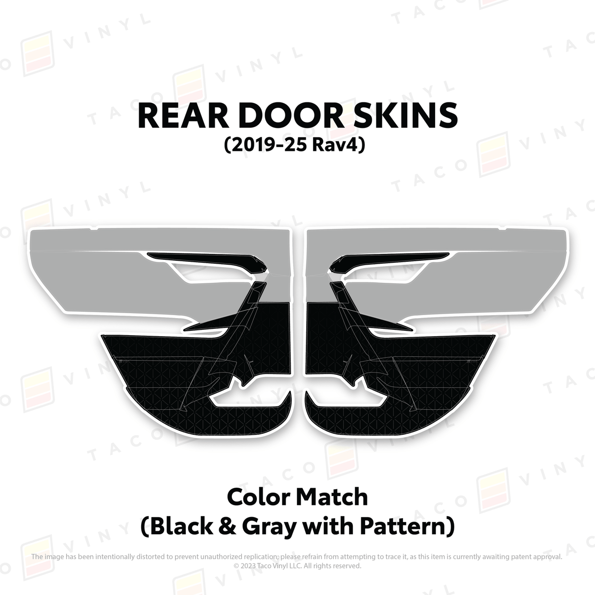 2019-25 Rav4 Door Skins - Xtrusion Overland