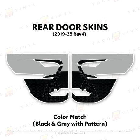 2019-25 Rav4 Door Skins - Xtrusion Overland
