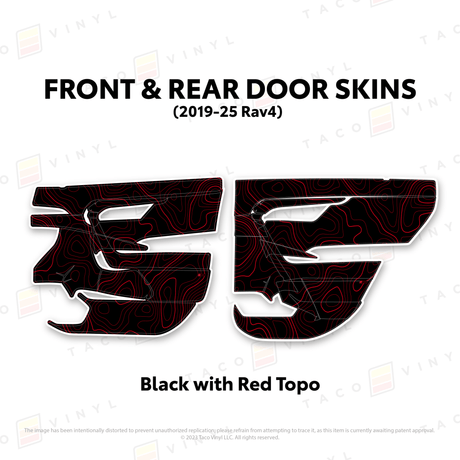 2019-25 Rav4 Door Skins - Xtrusion Overland