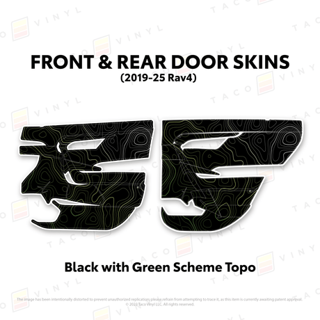 2019-25 Rav4 Door Skins - Xtrusion Overland