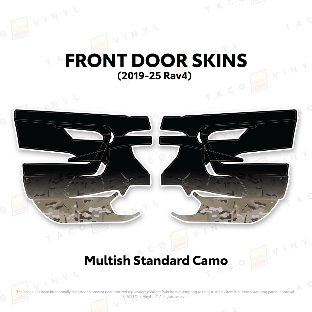 2019-25 Rav4 Door Skins - Xtrusion Overland